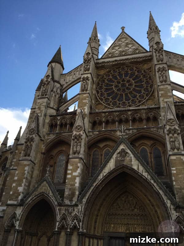 London: A Tourist's Delight 10 Westminster Abbey exterior during construction