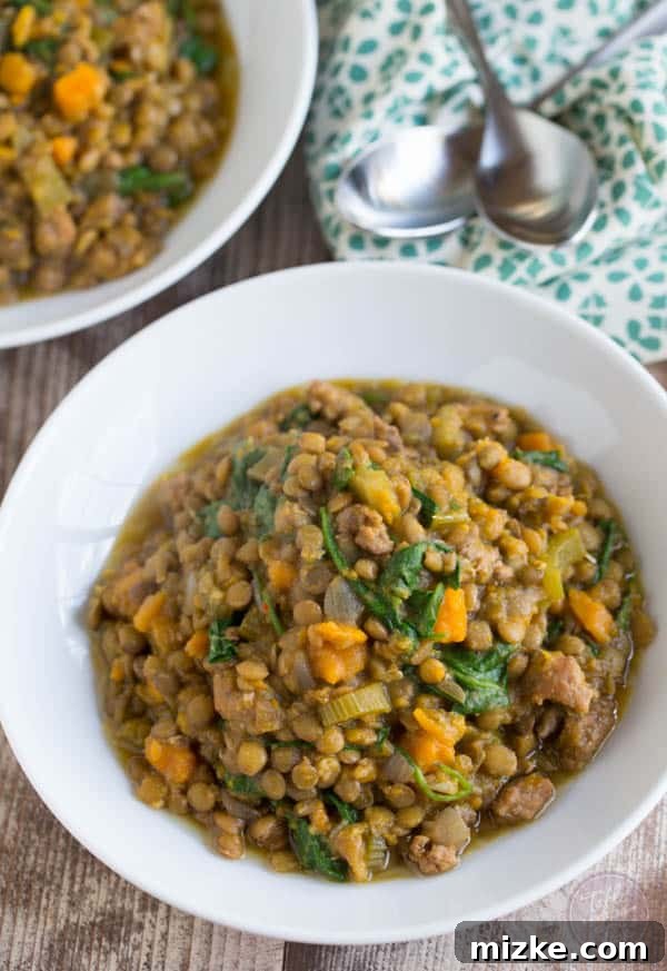 Slow Cooker Fiery Sausage and Lentil Comfort 4 A selection of stylish kitchen and pantry organization tools, emphasizing functionality and aesthetic.