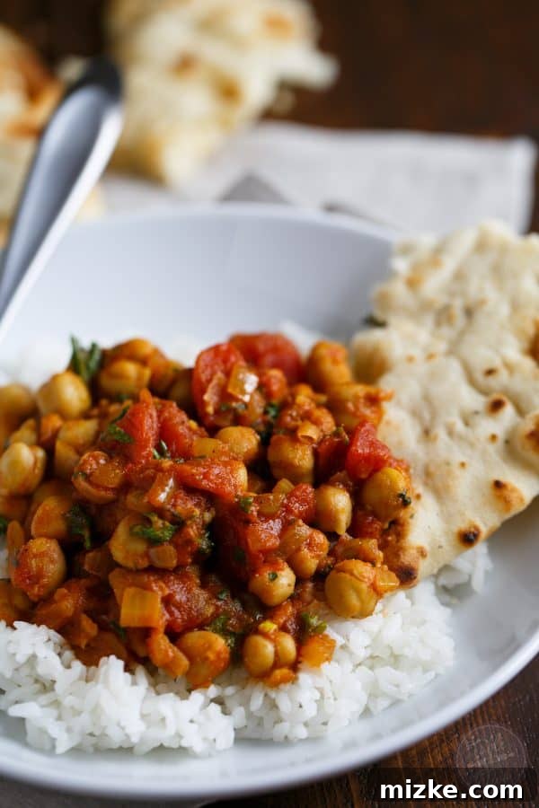 Spiced Chickpea Delight 2 If you love Indian flavors, chana masala is a quick and easy way to enjoy this flavorful, warm, and hearty classic Indian dish!