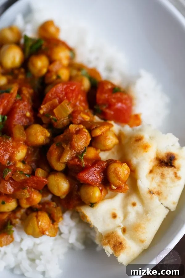Spiced Chickpea Delight 3 If you love Indian flavors, chana masala is a quick and easy way to enjoy this flavorful, warm, and hearty classic Indian dish!