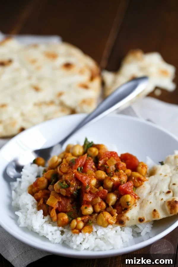 Spiced Chickpea Delight 4 If you love Indian flavors, chana masala is a quick and easy way to enjoy this flavorful, warm, and hearty classic Indian dish!