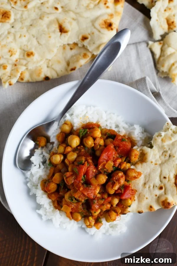 Spiced Chickpea Delight 5 If you love Indian flavors, chana masala is a quick and easy way to enjoy this flavorful, warm, and hearty classic Indian dish!