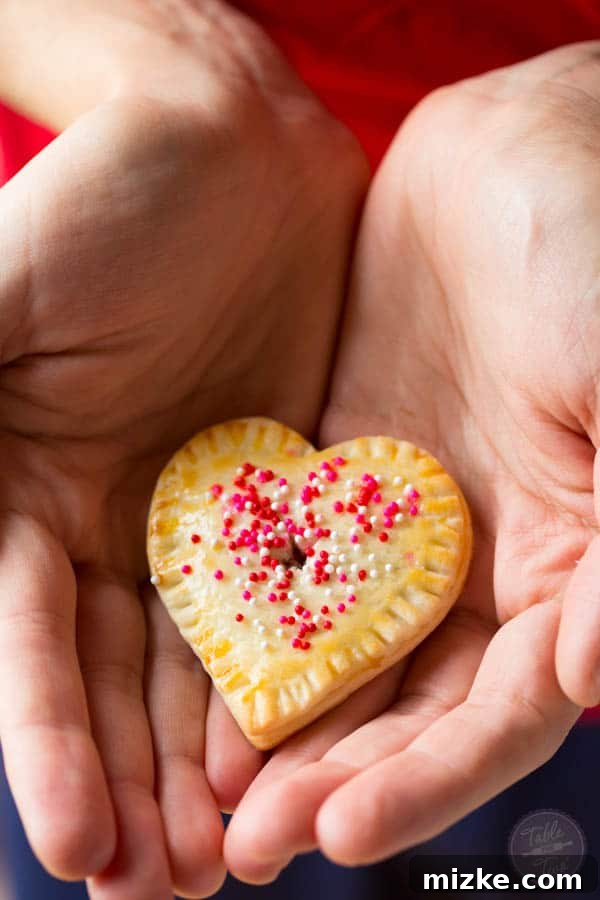 Strawberry Love Bites 2 Fill your day with some love from these mini heart-shaped hand pies! You can't help but smile when you look at them!