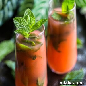 Guava mojitos that will transport you to paradise! A great cocktail to drink for whenever you're lusting for the beach and white sand!
