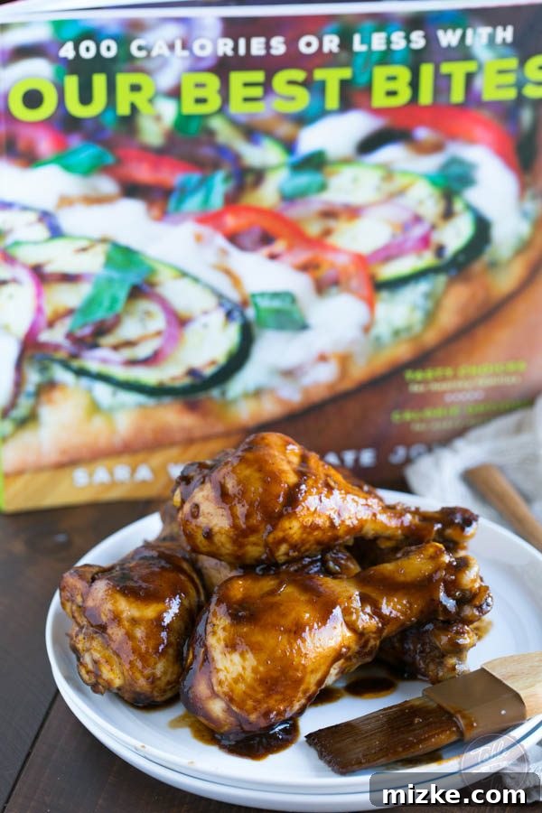Glazed Honey Balsamic Drumsticks 2 Flavorful Honey Balsamic Drumsticks: A delicious, moist, and juicy low-calorie chicken recipe perfect for meal prep.