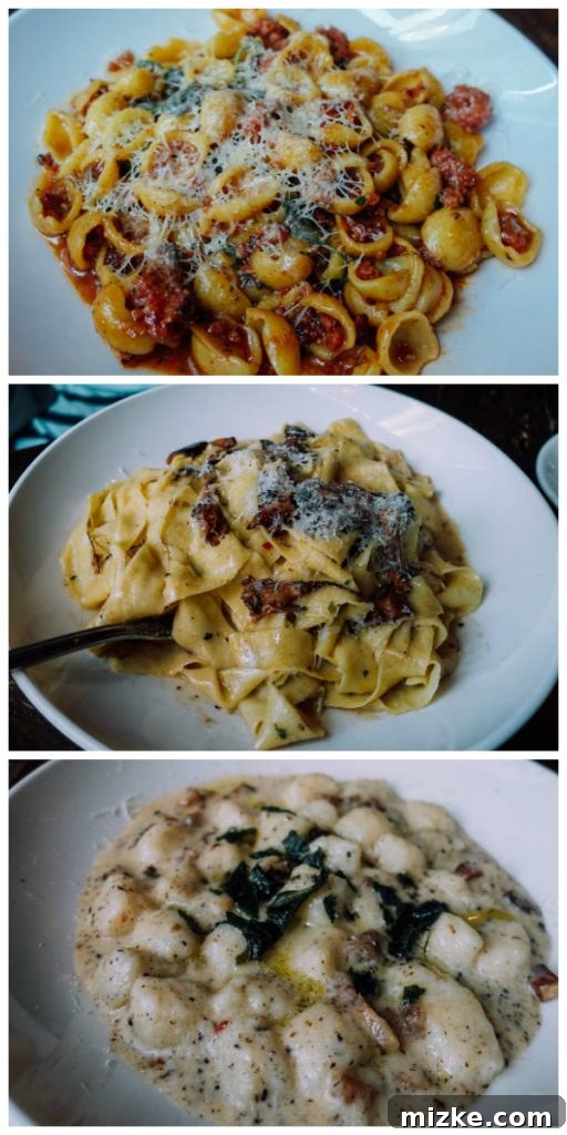 Chicago Dining Uncovered 19 Delectable pasta dish with prosciutto sausage at Siena Tavern Chicago