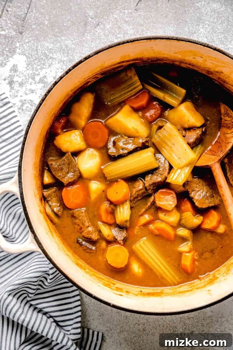 Golden Japanese Curry 6 overhead image of japanese curry ingredients in a large dutch oven with a wooden spoon