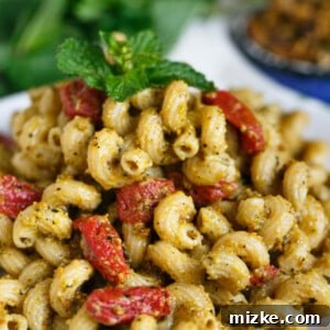 Pistachio Mint Pesto Pasta