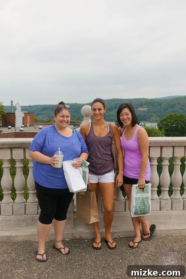 The Enchanting Hudson Valley 17 A candid shot of our group, smiling and enjoying the culinary atmosphere at the CIA, making for cherished memories.