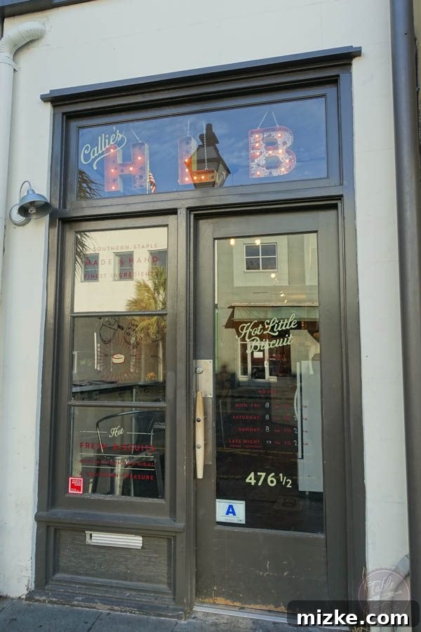 Charleston: Southern Charm and Historic Grandeur 23 Callie's Hot Little Biscuit, empty before the morning rush