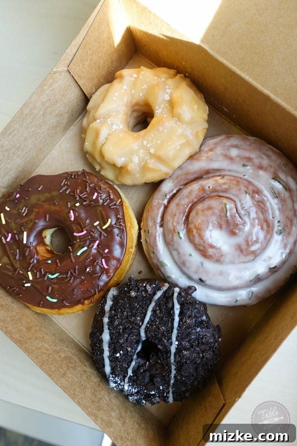 Charleston: Southern Charm and Historic Grandeur 32 A box full of colorful and delicious donuts from Glazed