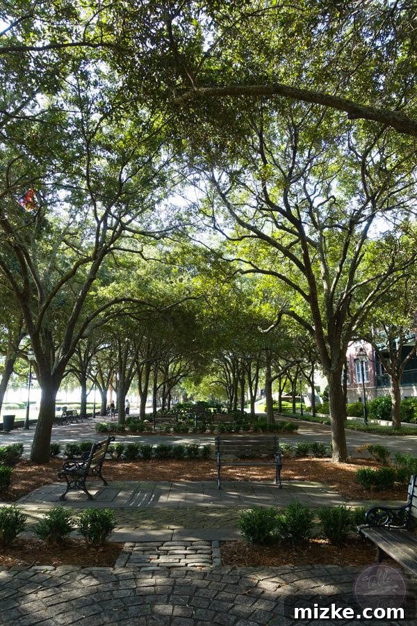 Charleston: Southern Charm and Historic Grandeur 34 Historic architecture and serene park views in Charleston