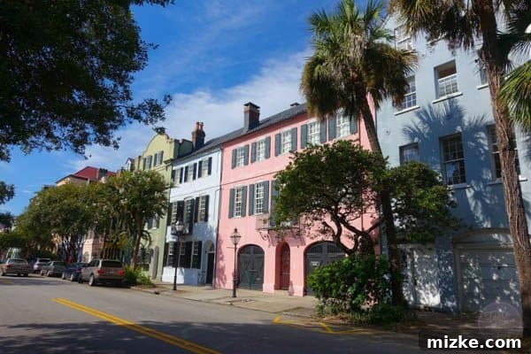Charleston: Southern Charm and Historic Grandeur 38 Charming cobblestone street in historic Charleston