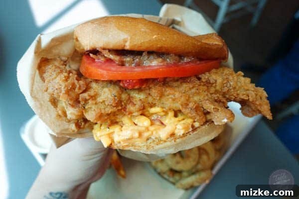 Charleston: Southern Charm and Historic Grandeur 44 A delectable fried chicken sandwich from Boxcar Betty's