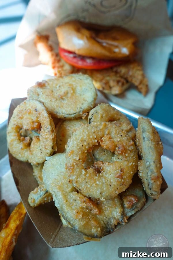 Charleston: Southern Charm and Historic Grandeur 45 Crispy fried pickles served with a dipping sauce