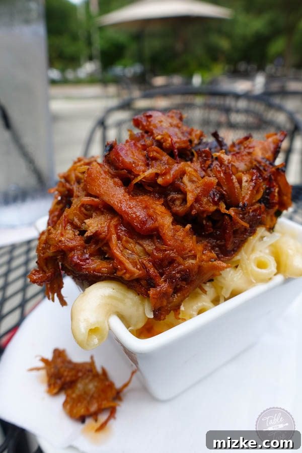 Charleston: Southern Charm and Historic Grandeur 65 Delicious pulled pork mac & cheese from Crave Kitchen