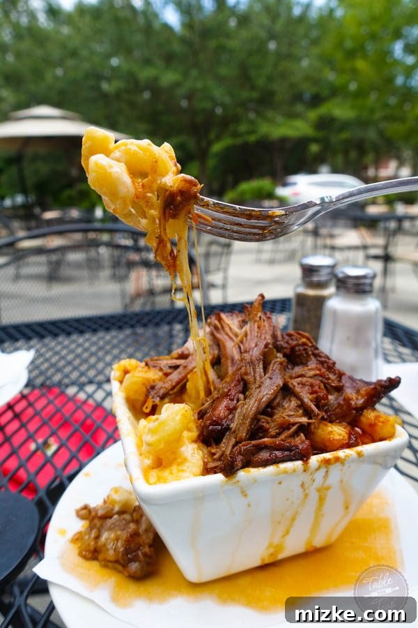 Charleston: Southern Charm and Historic Grandeur 66 Indulgent short rib mac & cheese, an award-winning dish