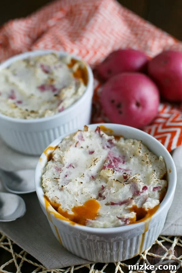 Date Night Turkey Shepherd's Pie 3 Just the two of you for Thanksgiving or have a bunch of leftovers and want to cook a completely different meal with those leftovers? This turkey shepherd's pie is for you!
