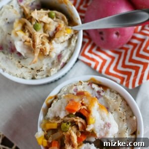 Turkey Shepherd’s Pie for Two