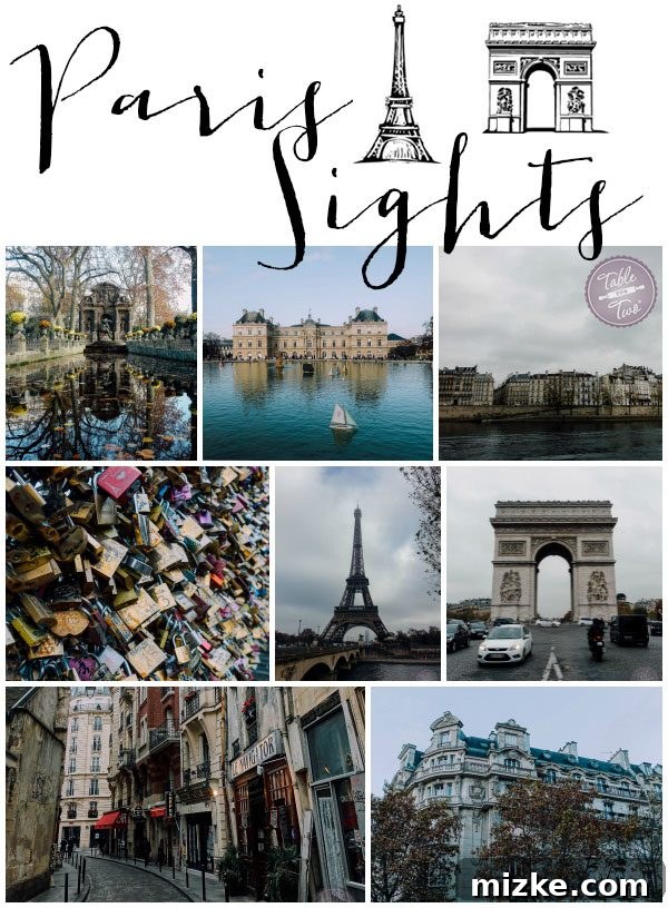 Wandering Paris 2 A vibrant collage depicting various scenes from a walking tour around Paris, including charming streets, iconic architecture, and local life.