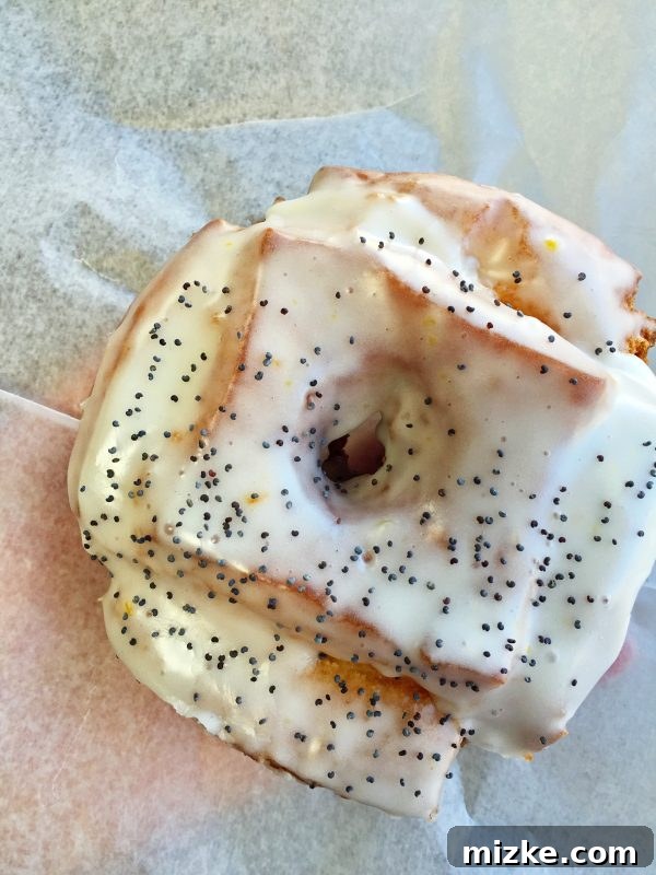A selection of artisanal donuts from Blue Star Donuts, a popular spot on Abbott Kinney.