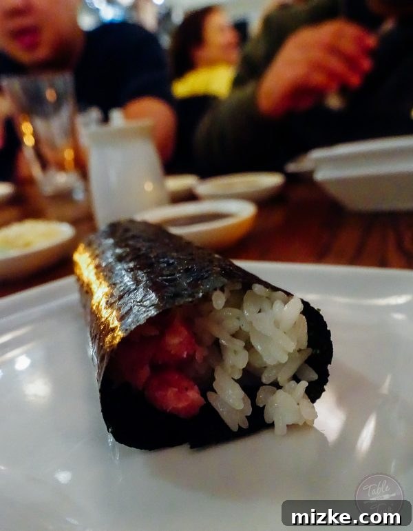 The impressive array of fresh fish and sushi at SUGARFISH, a feast for the eyes and palate.