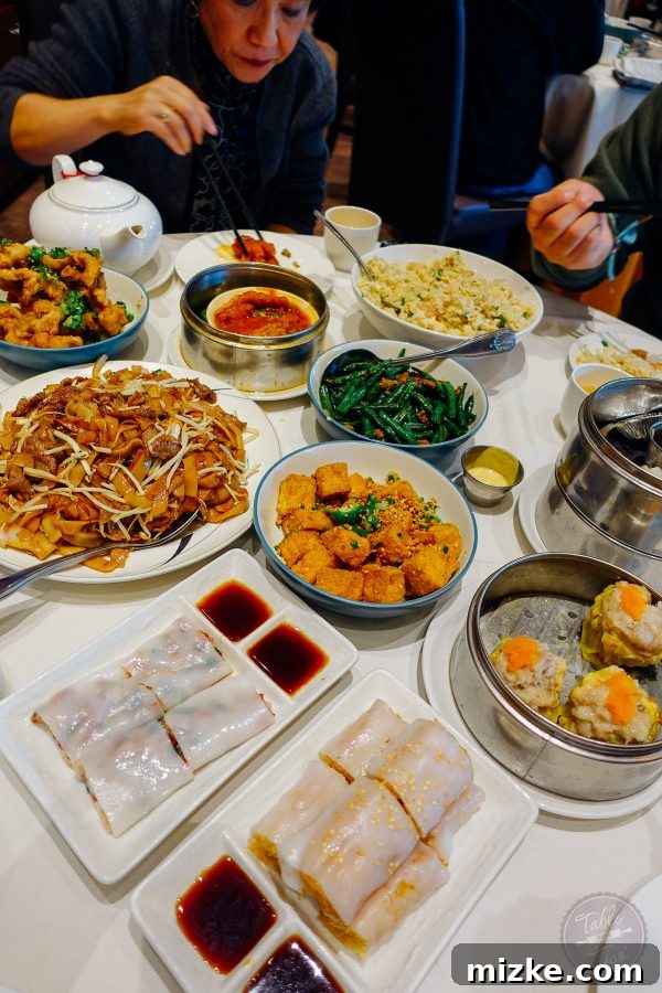 A delicious array of dim sum dishes, showcasing the variety and quality from an Alhambra restaurant.