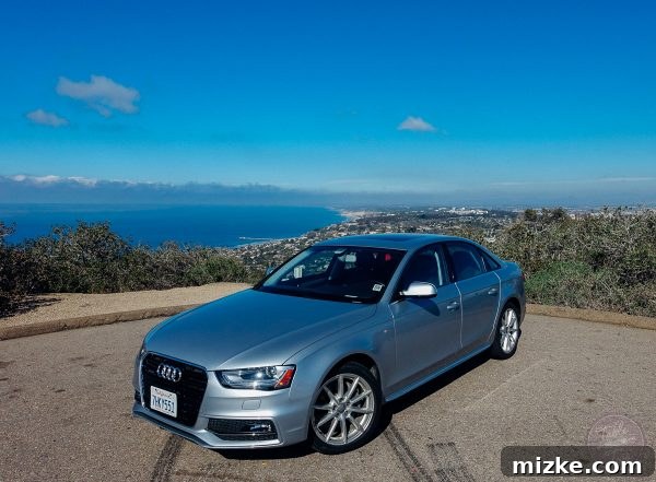 Our stylish Audi A4 rental from Silvercar. la-san-diego-2015-tablefortwoblog-51