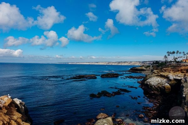 Panoramic views of La Jolla Cove. la-san-diego-2015-tablefortwoblog-56
