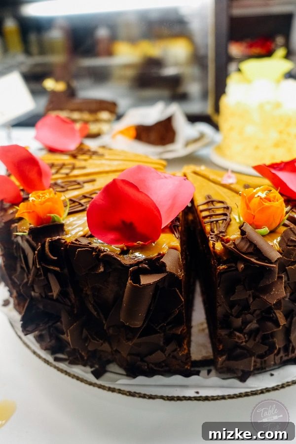 A stunning slice of cake from Extraordinary Desserts. la-san-diego-2015-tablefortwoblog-71