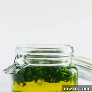 You'll want to make a batch of this mint vanilla simple syrup and start adding it to your cocktails, coffee, teas, and more!