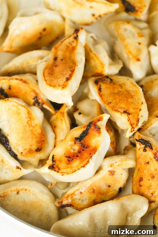 Crispy Potsticker Perfection 3 The trick to make your potstickers extra crispy! This is one secret you'll want to file away!