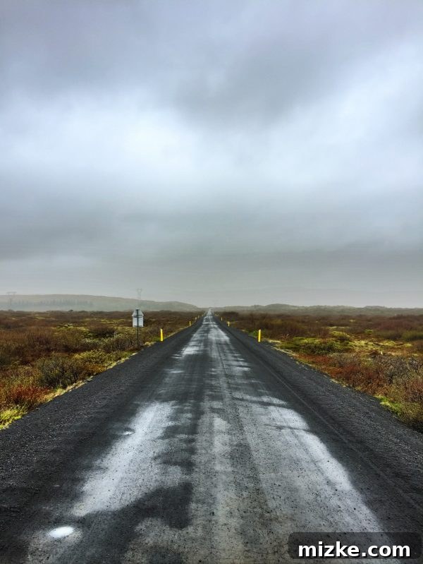 Iceland's Golden Circle in Five Unforgettable Days 16 Dramatic clouds over a desolate Icelandic road
