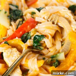 Aromatic Lemongrass Chicken Noodle Feast 5 Curry lemongrass chicken noodle bowl is pure comfort for those days you aren't feeling the best or you just want a deliciously creamy and flavorful dinner!