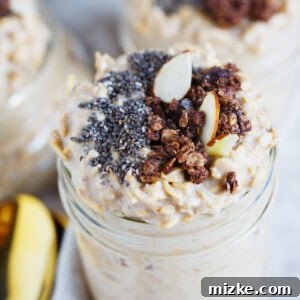 Coconut latte overnight oats is your answer to breakfast! They're so creamy and so incredibly easy to whip up! It takes zero effort and you'll have breakfast ready for you when you wake up.