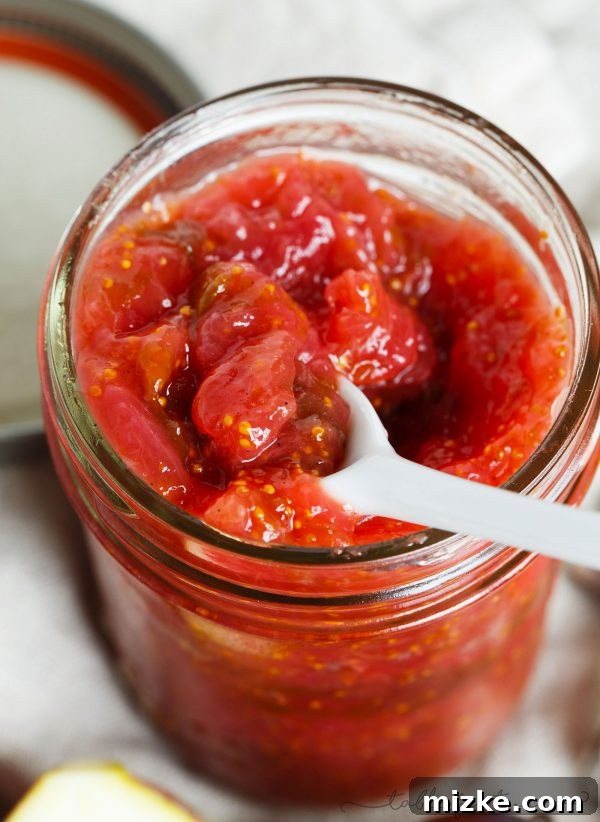Luscious Handcrafted Fig Jam 4 Homemade fig preserves are remarkably easy to make and an excellent method to relish the brief fig season! Get ready to transform your culinary creations with this simple recipe.
