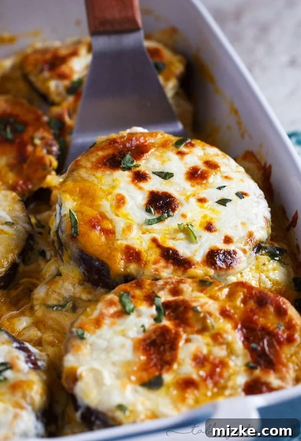 Pumpkin Eggplant Parmesan Bake with Creamy Burrata 7 Pumpkin eggplant casserole with burrata is basically the casserole that says Fall and comfort food. You seriously need to get on board and make this ASAP!