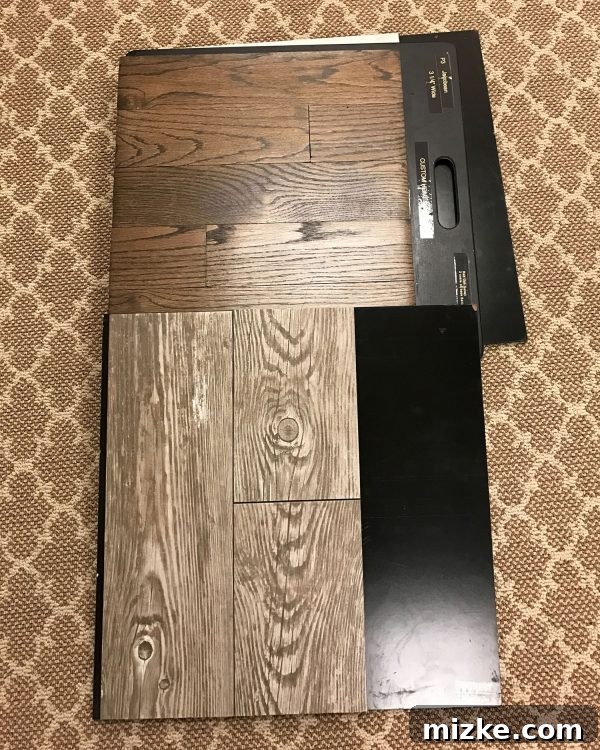 Hardwood Flooring and Wood-Look Tile Selection for Custom Home