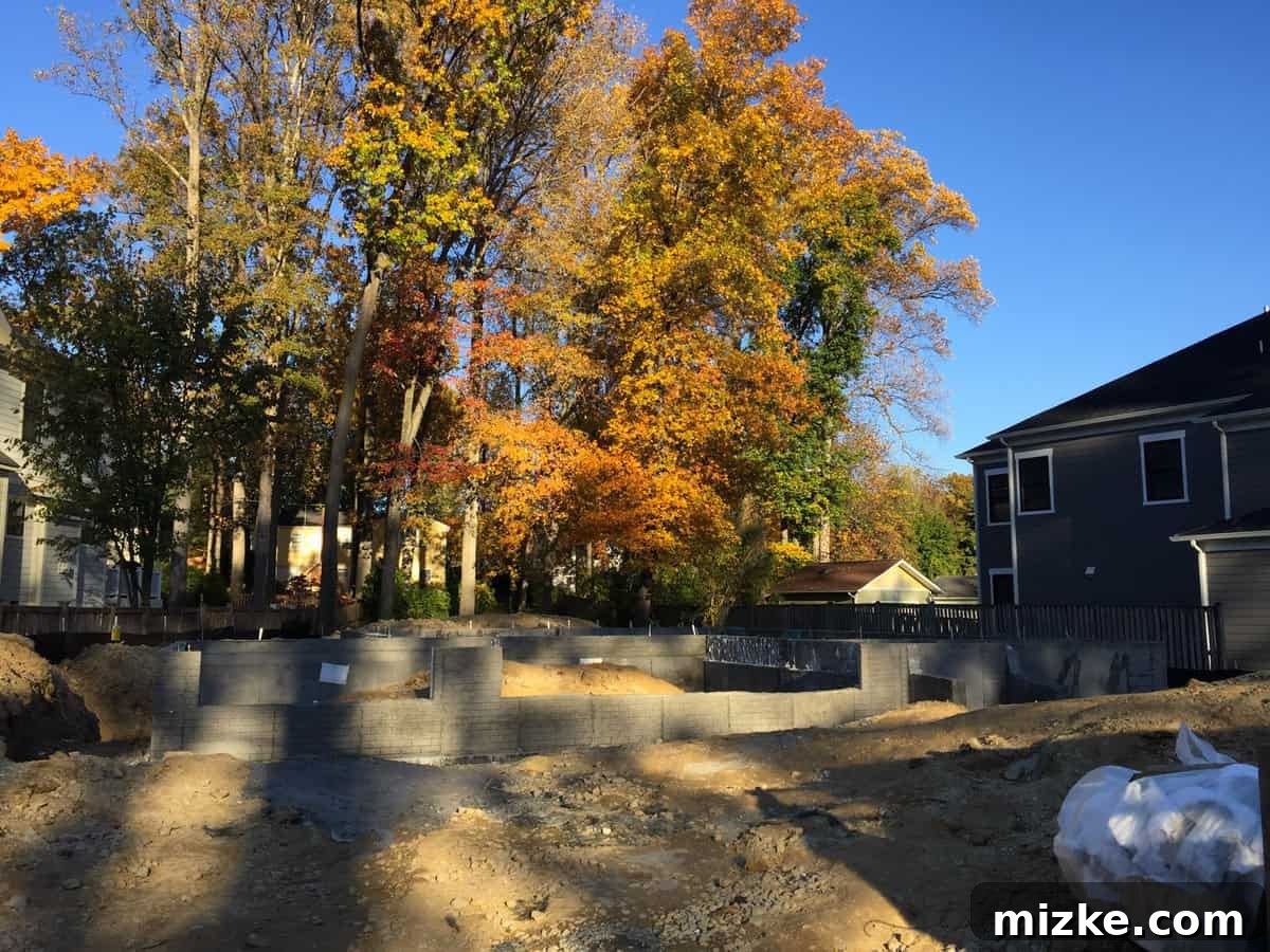 A Firm Foundation Set 2 New Home Progress: Initial Foundation Excavation and Concrete Footings