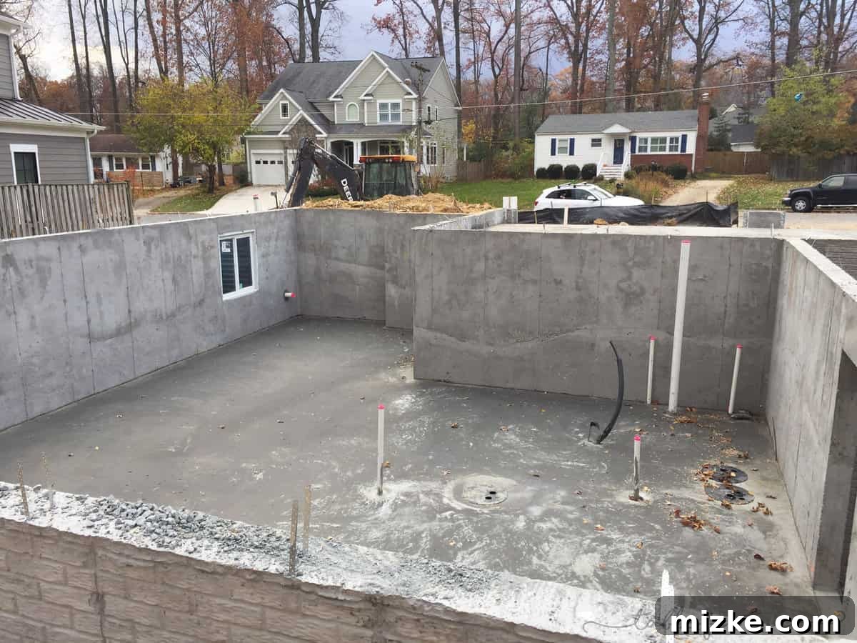 A Firm Foundation Set 6 New Home Progress: Ongoing Framing with Comprehensive Site Overview