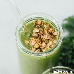 Delicious and healthy TropiKale Smoothie