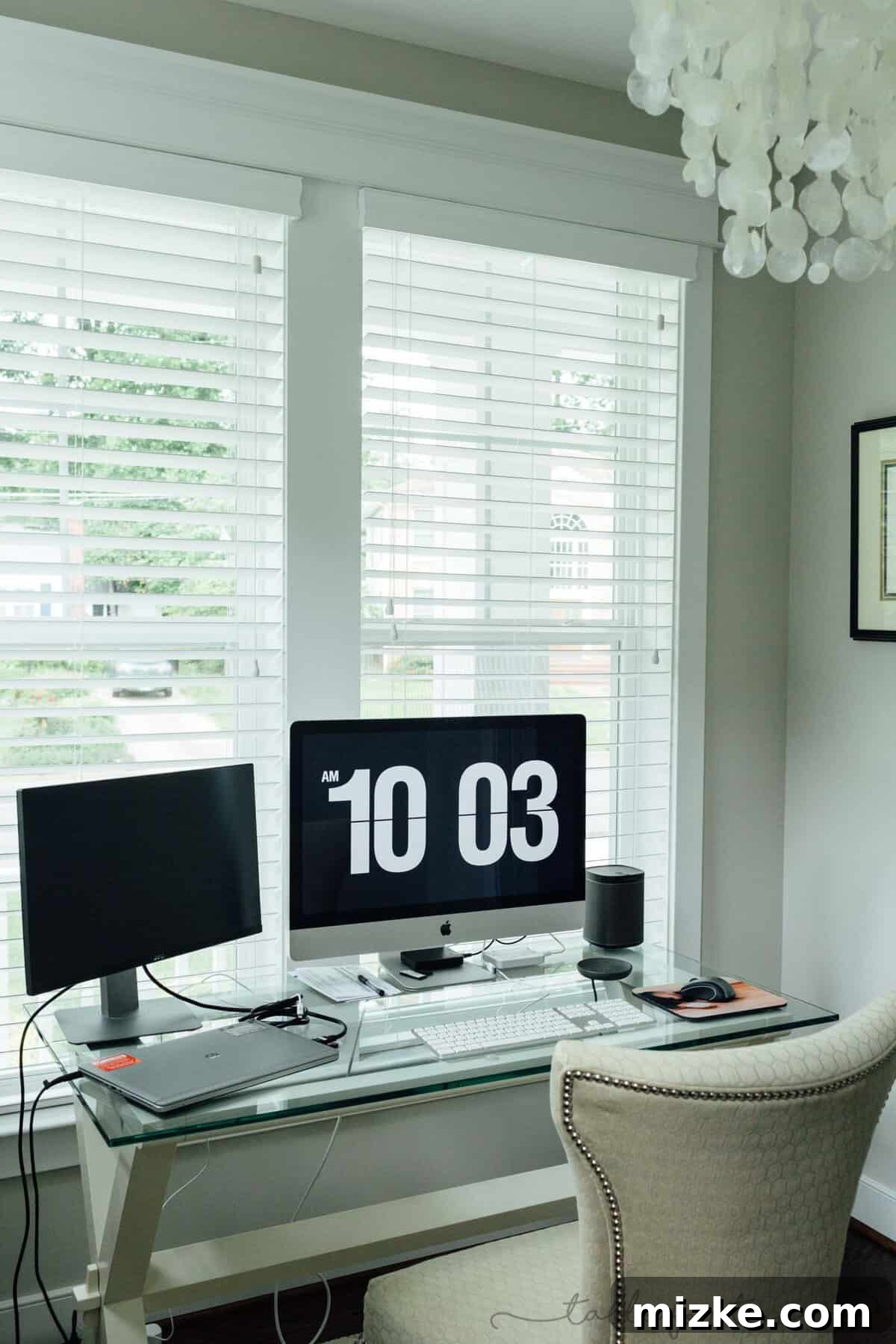 Our Office Unveiled 7 Stylish modern home office with decor details