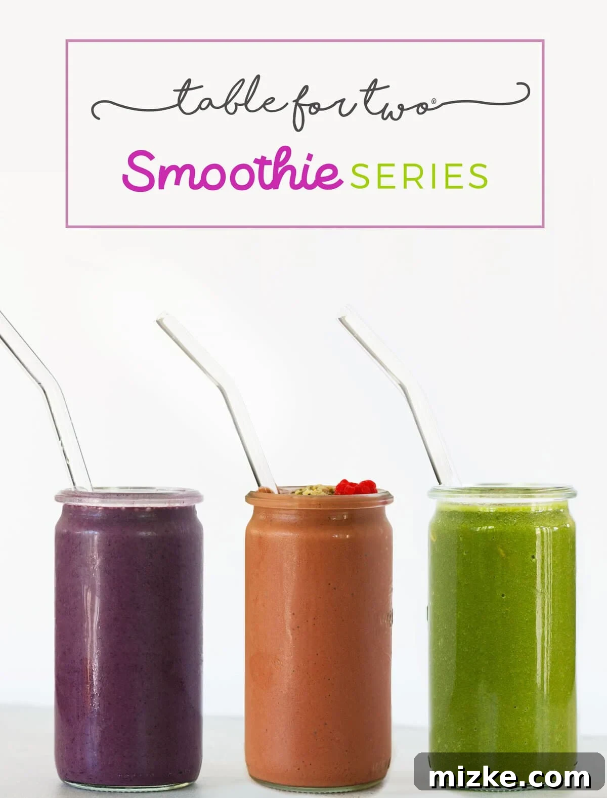 Blended Bliss 2 Delicious homemade smoothie in a glass, ready to kick off the Table for Two healthy smoothie recipe series