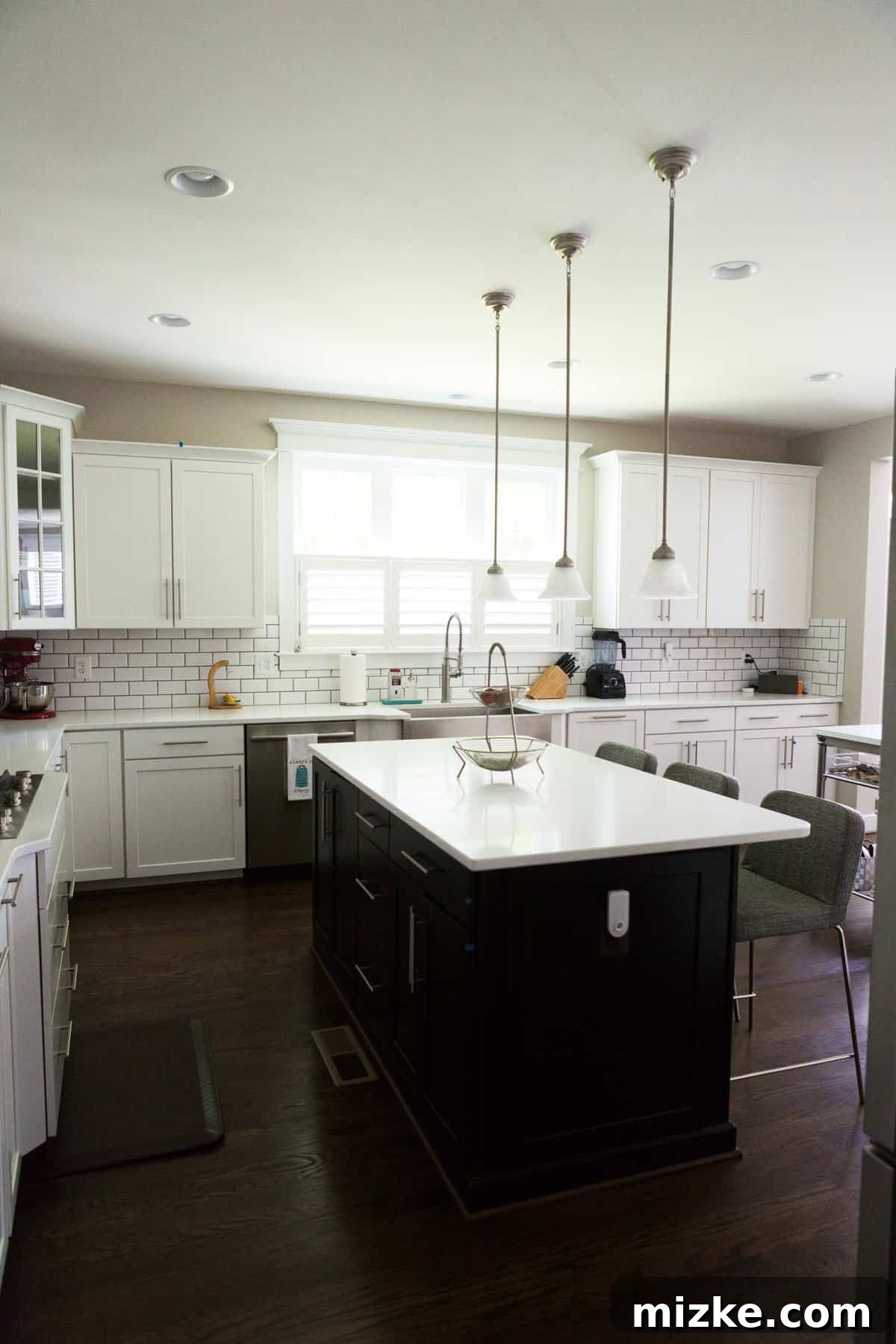 Welcome to My Kitchen 11 A panoramic view of the modern kitchen from the butler's pantry, highlighting the open concept design.