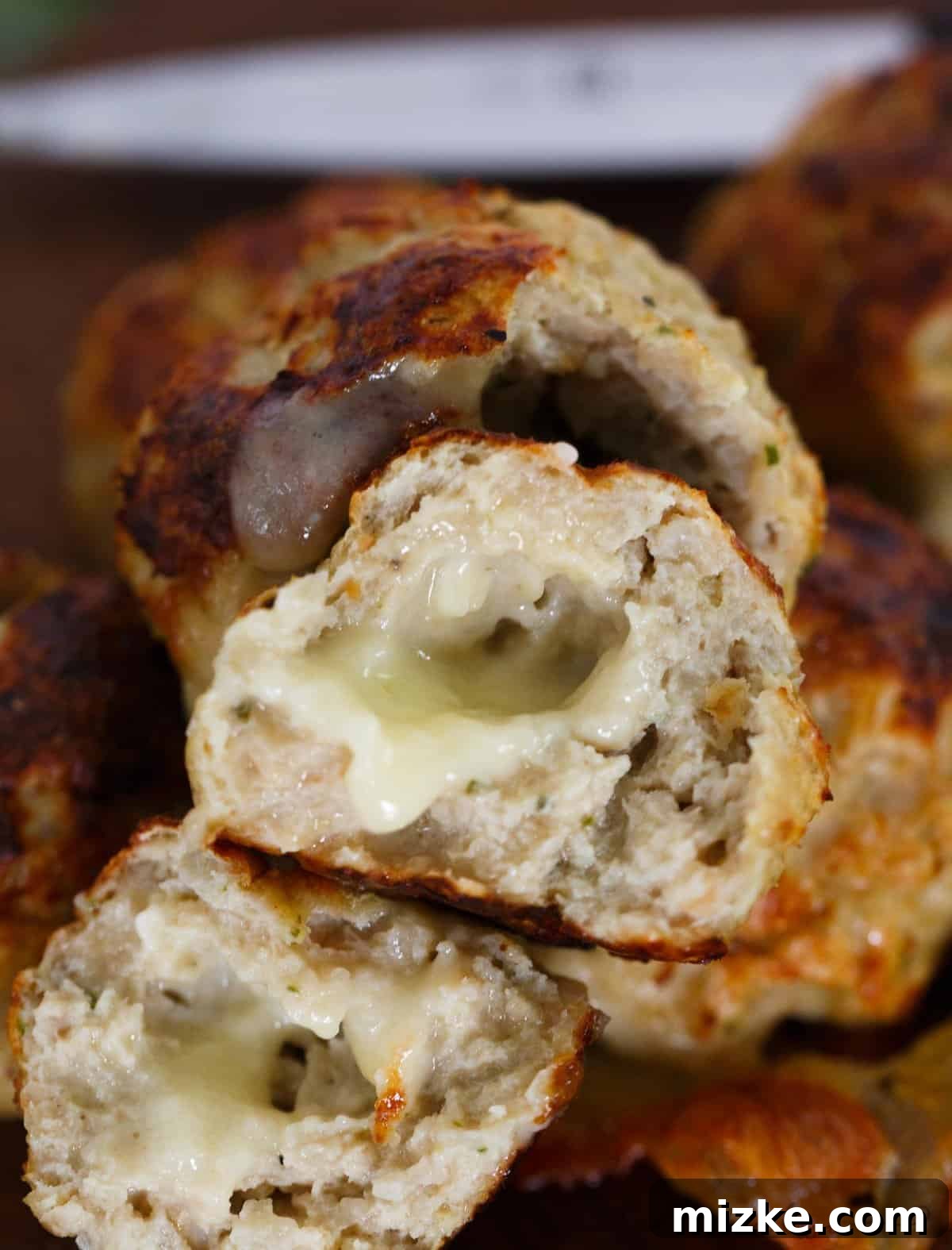 Autumn Harvest Chicken Meatballs with Apple Sage and a Cheesy Core 6 Ingredients laid out for making chicken apple and sage meatballs