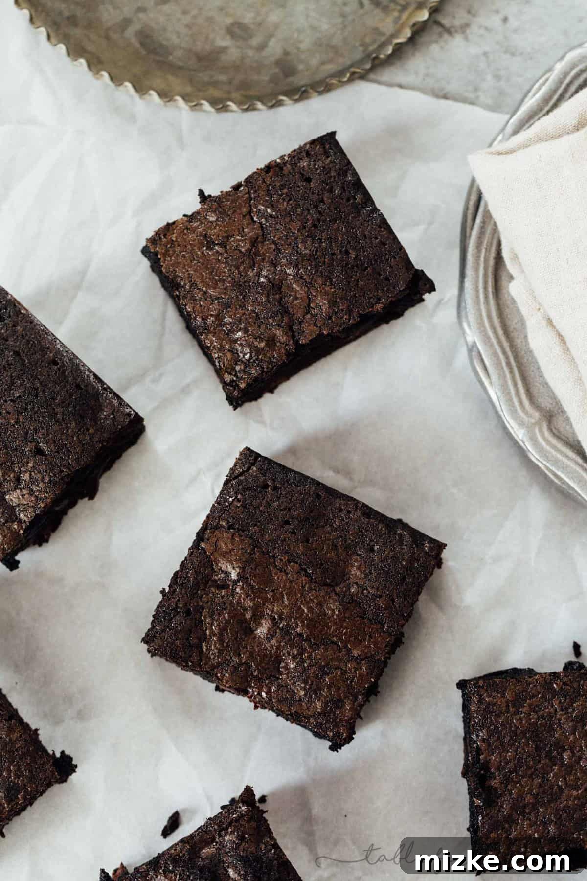 Decadent Dirty Chai Dark Chocolate Brownies 3 These exceptionally decadent and fudgy dirty chai dark chocolate brownies will elevate your brownie experience. You won't be able to resist just one! The hardest part is waiting for them to bake and then cool!