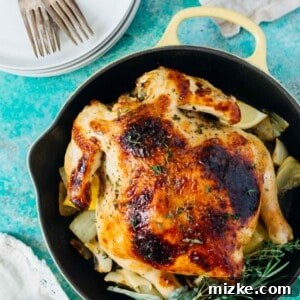 Honey Butter Herb Roasted Pressure Cooker Chicken 7 A beautiful pressure cooker honey butter and herb roasted chicken, sliced and ready to serve, symbolizing a perfect Thanksgiving alternative.