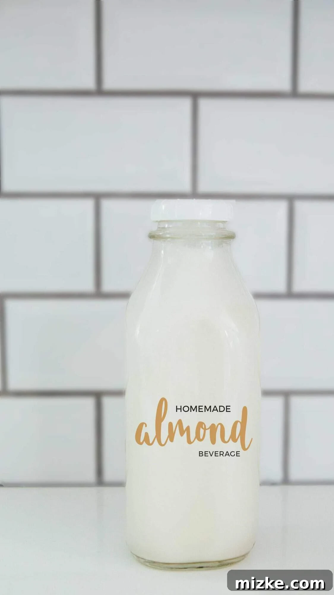 Making your own almond (milk) beverage at home is super easy and it seriously tastes so much cleaner and better than the store-bought kind. You know exactly what goes into it — almonds and water — and you can add additional flavors if you desire!