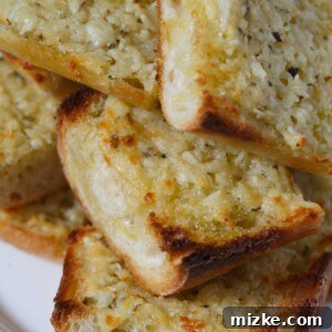 Delicious Extra Garlicky and Cheesy Bread