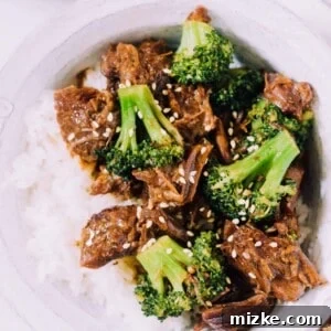 An Instant Pot (pressure cooker) version of the classic beef and broccoli that everyone loves!